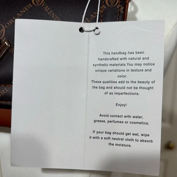 Valentino Orlandi Brown Crossbody Bag, signature, chocolate, tan, brown, small - Picture 3 of 16